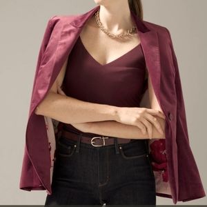 WHBM Velvet Blazer